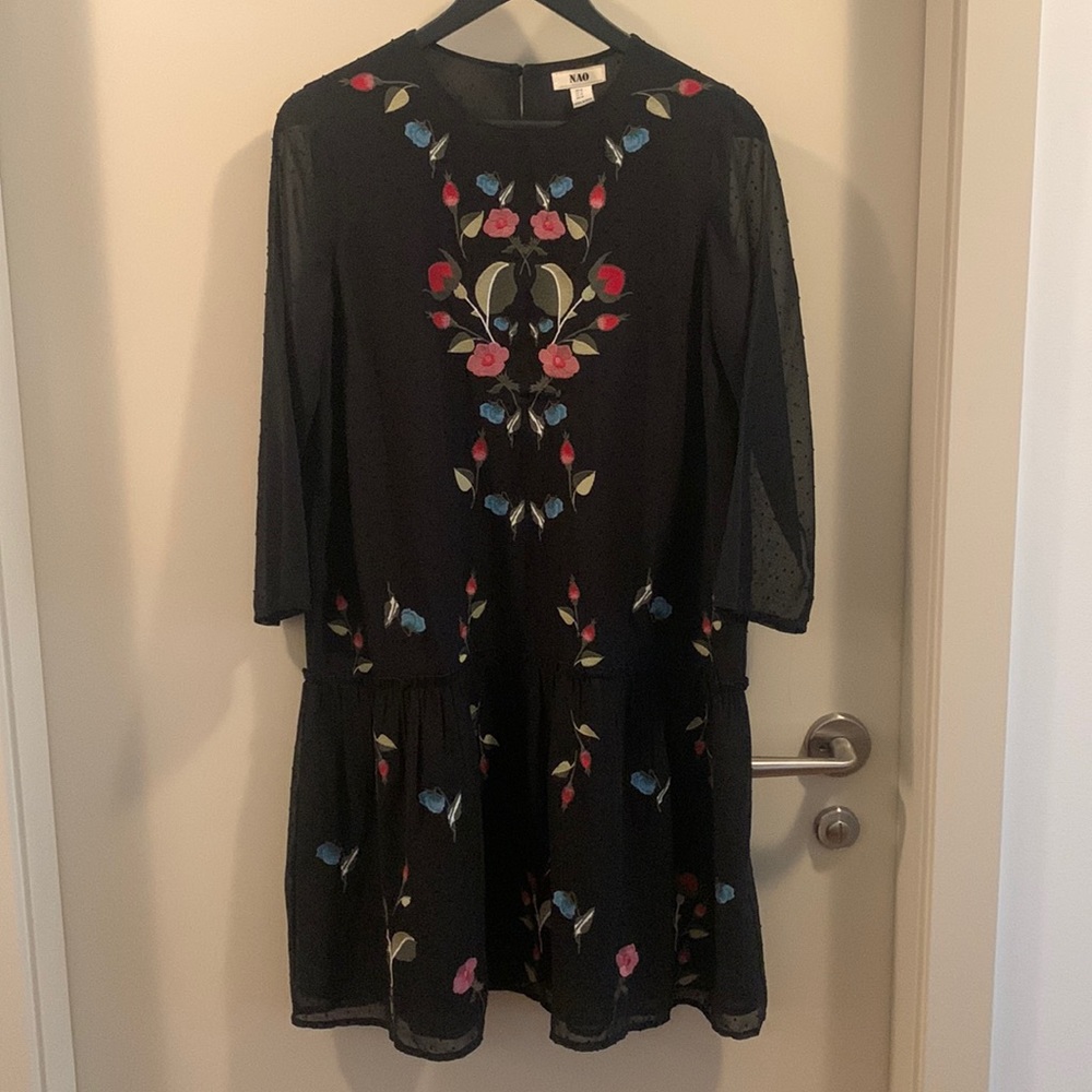 Black Floral Dress